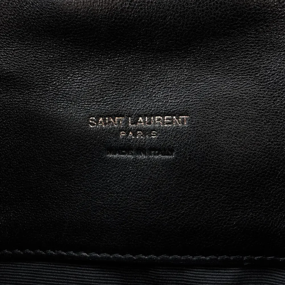 Lou Puffer Small Lambskin Leather Clutch Bag - Picture 8 of 11